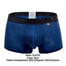 Load image into Gallery viewer, Xtremen 51477C Microfiber Jacquard Trunks Color Blue