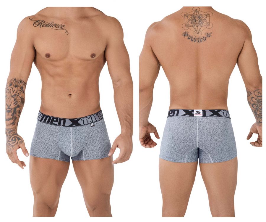 Xtremen 51478C Microfiber Jacquard Trunks Color Gray