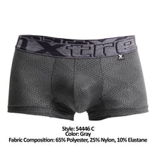 Load image into Gallery viewer, Xtremen 54446C Jacquard Stripes Boxer Briefs Color Gray