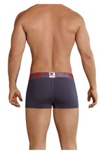 Load image into Gallery viewer, Xtremen 91028 Piping Boxer Briefs Color Gray