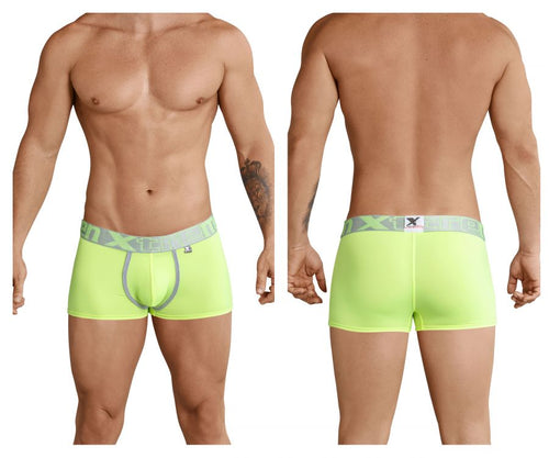 Xtremen 91028 Piping Boxer Briefs Color Green