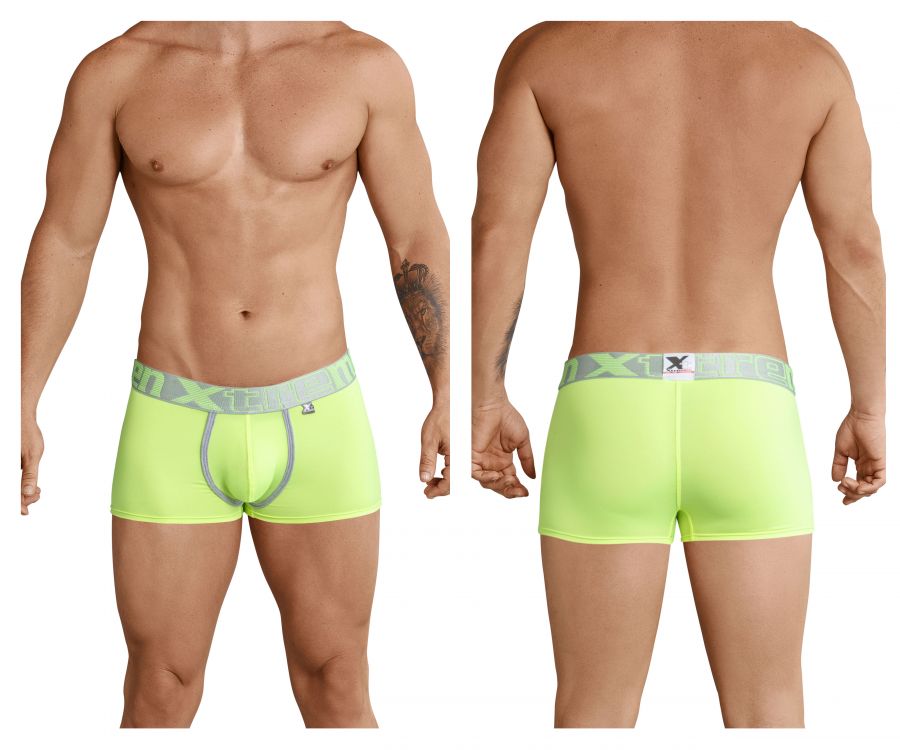 Xtremen 91028 Piping Boxer Briefs Color Green