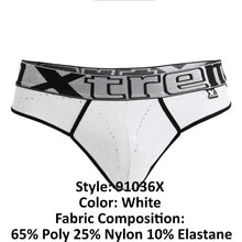 Load image into Gallery viewer, Xtremen 91036X Mesh Thongs Color White