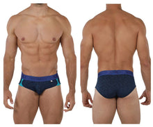 Load image into Gallery viewer, Xtremen 91071 Microfiber Sports Briefs Color Dark Blue