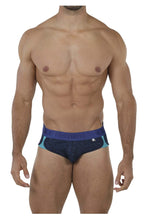 Load image into Gallery viewer, Xtremen 91071 Microfiber Sports Briefs Color Dark Blue