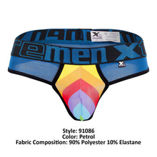 Load image into Gallery viewer, Xtremen 91086 Microfiber Pride Thongs Color Petrol