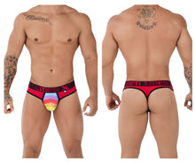 Load image into Gallery viewer, Xtremen 91086 Microfiber Pride Thongs Color Red