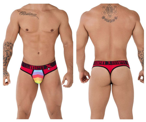 Xtremen 91086 Microfiber Pride Thongs Color Red