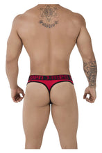 Load image into Gallery viewer, Xtremen 91086 Microfiber Pride Thongs Color Red