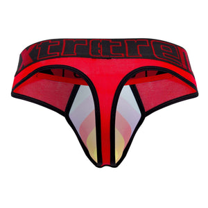 Xtremen 91086 Microfiber Pride Thongs Color Red