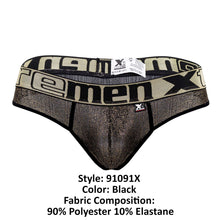 Load image into Gallery viewer, Xtremen 91091X Frice Microfiber Thongs Color Black