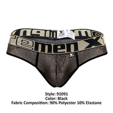 Load image into Gallery viewer, Xtremen 91091 Frice Microfiber Thongs Color Black