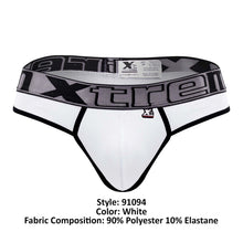 Load image into Gallery viewer, Xtremen 91094 Microfiber Thongs Color White