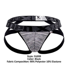 Load image into Gallery viewer, Xtremen 91099 Microfiber Mesh Jockstrap Color Black