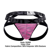 Load image into Gallery viewer, Xtremen 91099 Microfiber Mesh Jockstrap Color Pink