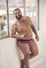 Load image into Gallery viewer, Xtremen 91100X Microfiber Mesh Thongs Color Pink