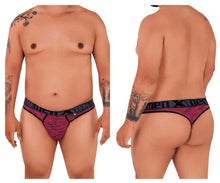 Load image into Gallery viewer, Xtremen 91100X Microfiber Mesh Thongs Color Red