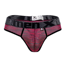 Load image into Gallery viewer, Xtremen 91100X Microfiber Mesh Thongs Color Red