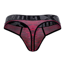 Load image into Gallery viewer, Xtremen 91100X Microfiber Mesh Thongs Color Red