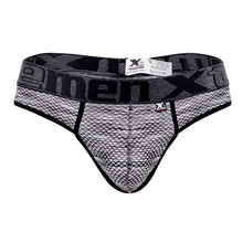 Load image into Gallery viewer, Xtremen 91100 Microfiber Mesh Thongs Color Black