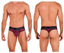 Load image into Gallery viewer, Xtremen 91100 Microfiber Mesh Thongs Color Red