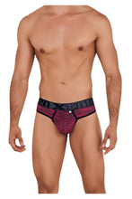 Load image into Gallery viewer, Xtremen 91100 Microfiber Mesh Thongs Color Red