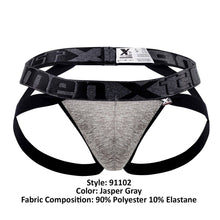 Load image into Gallery viewer, Xtremen 91102 Microfiber Jockstrap Color Jasper Gray