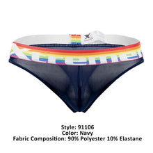 Load image into Gallery viewer, Xtremen 91106 Pride Thongs Color Navy