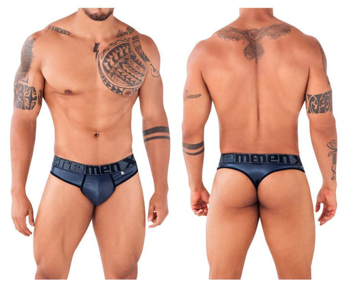 Xtremen 91113 Faux Leather Thongs Color Navy