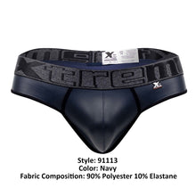 Load image into Gallery viewer, Xtremen 91113 Faux Leather Thongs Color Navy