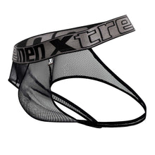 Load image into Gallery viewer, Xtremen 91124 Lace Jockstrap Color Black