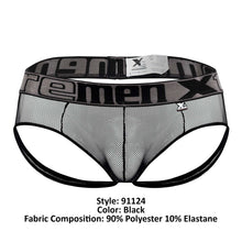 Load image into Gallery viewer, Xtremen 91124 Lace Jockstrap Color Black