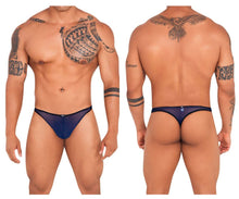 Load image into Gallery viewer, Xtremen 91126 Mesh Thongs Color Dark Blue