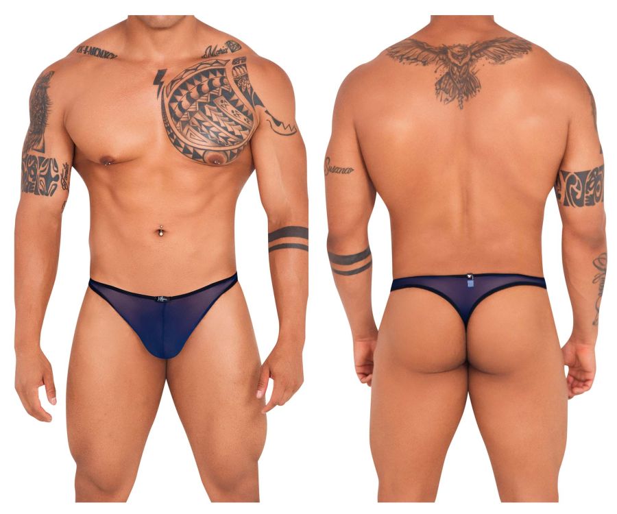 Xtremen 91126 Mesh Thongs Color Dark Blue