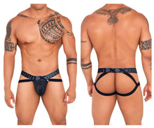 Load image into Gallery viewer, Xtremen 91128 Snake print Jockstrap Color Black