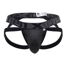 Load image into Gallery viewer, Xtremen 91128 Snake print Jockstrap Color Black