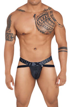 Load image into Gallery viewer, Xtremen 91128 Snake print Jockstrap Color Black