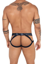 Load image into Gallery viewer, Xtremen 91128 Snake print Jockstrap Color Black