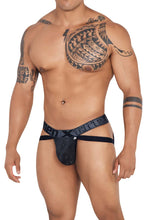 Load image into Gallery viewer, Xtremen 91128 Snake print Jockstrap Color Black