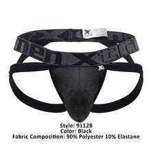 Load image into Gallery viewer, Xtremen 91128 Snake print Jockstrap Color Black