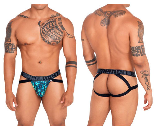 Xtremen 91130 Printed Jockstrap Color Green