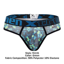 Load image into Gallery viewer, Xtremen 91131 Printed Thongs Color Green