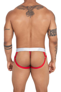 Xtremen 91134 Mesh Jockstrap Color Red