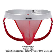 Load image into Gallery viewer, Xtremen 91134 Mesh Jockstrap Color Red