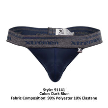 Load image into Gallery viewer, Xtremen 91141 Ultra-soft Thongs Color Dark Blue