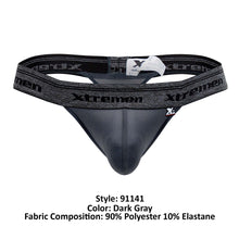 Load image into Gallery viewer, Xtremen 91141 Ultra-soft Thongs Color Dark Gray