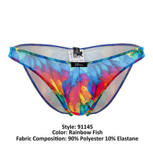 Load image into Gallery viewer, Xtremen 91145 Printed Microfiber Bikini Color Rainbow Fish