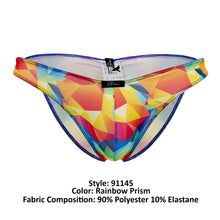 Load image into Gallery viewer, Xtremen 91145 Printed Microfiber Bikini Color Rainbow Prism