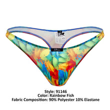 Load image into Gallery viewer, Xtremen 91146 Printed Microfiber Thongs Color Rainbow Fish