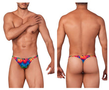 Load image into Gallery viewer, Xtremen 91146 Printed Microfiber Thongs Color Rainbow Prism